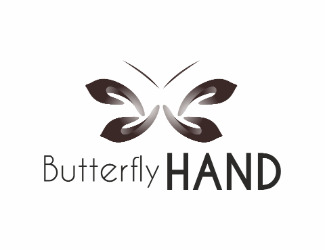 Projekt logo dla firmy Butterfly HAND | Projektowanie logo
